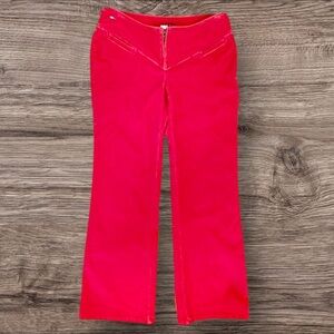 TOMMY JEANS Red Hot Retro Hip-hugger Corduroy Pants Size 5